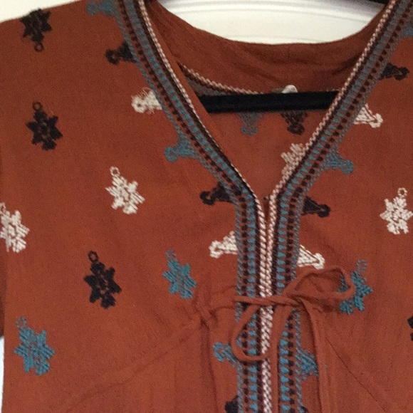 Free people snowflake dress embroidered xs 0 2 - Picture 4 of 6